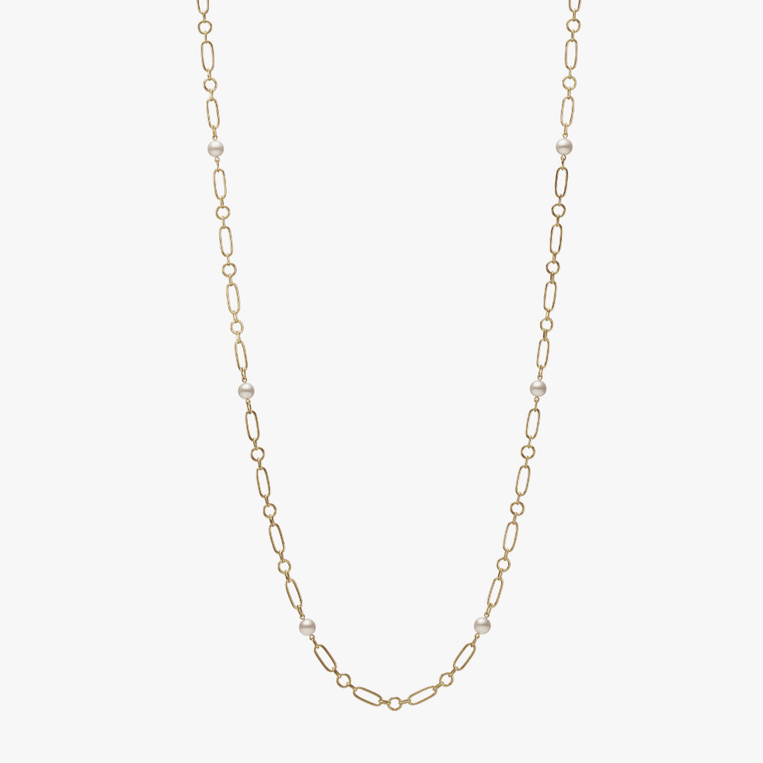 Collar Mikimoto M Code Oro amarillo 18k y perlas — imagen 3